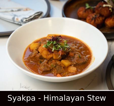 Syakpa – traditional Himalayan dish at Aama Nepalese Cuisine